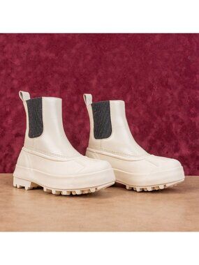 Sorel x Proenza Women Caribou Waterproof Festival Party Duck Rain Boots sz 8